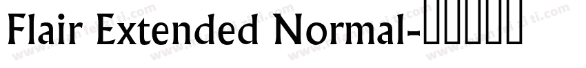 Flair Extended Normal字体转换
